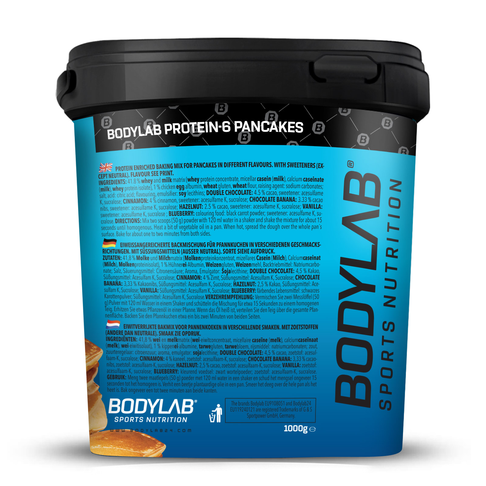Protein-6 Pancakes - 1000g - Neutral