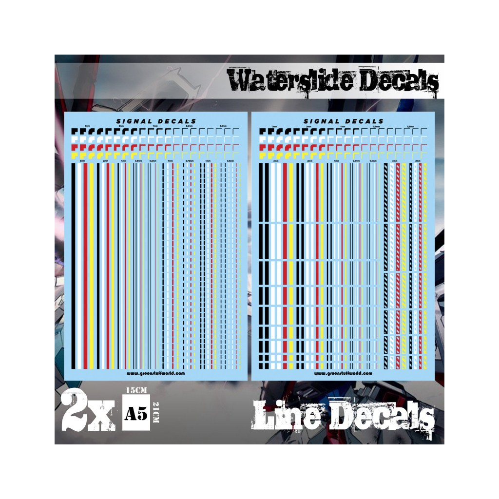 Decalcomanies - Lignes