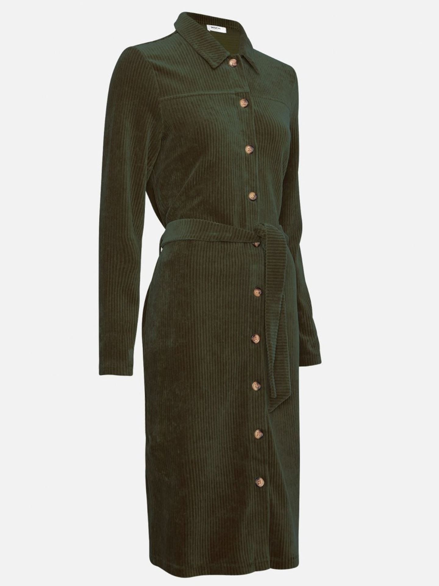 MSCH Copenhagen Ibine Florina Velour Shirt Dress