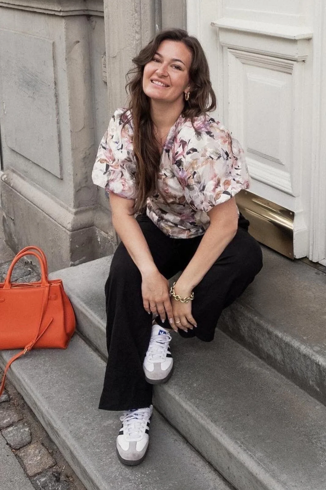Neo Noir Camia Brocade Print Blouse