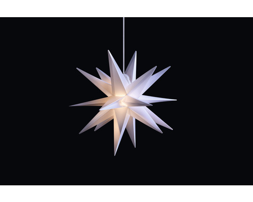 Vouwster, 18 punten, wit, 25 cm, LED