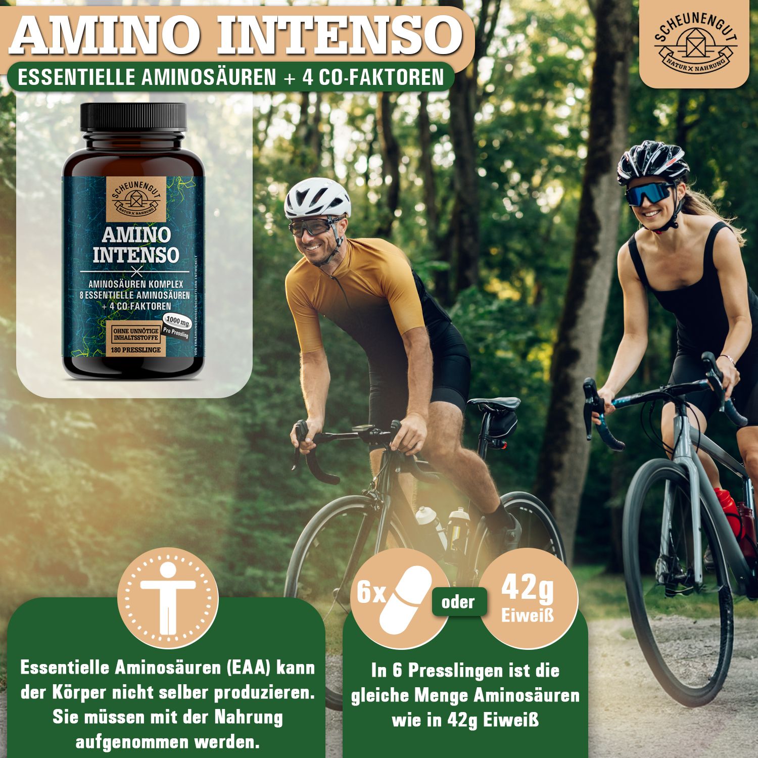 Scheunengut® Amino Intenso | Aminosäuren Komplex EEAs inkl. BCAAs
