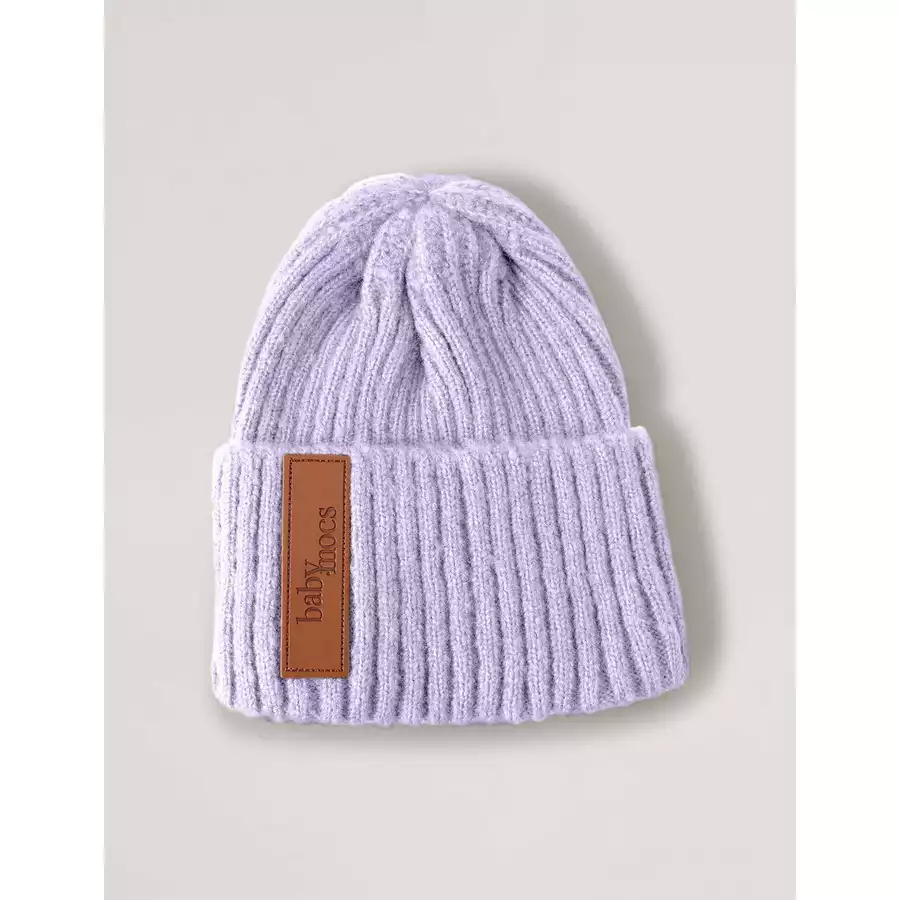 BabyMocs Mütze Vegan lila