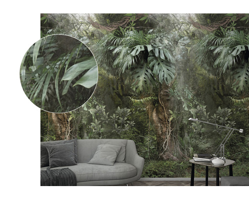 Vliesbehang 47208 Smart Art Easy Jungle Green 3-delige set 159 x 270 cm
