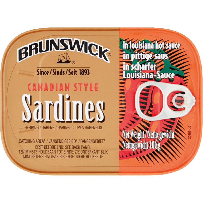 Brunswick Sardines in Pittige Saus 106g