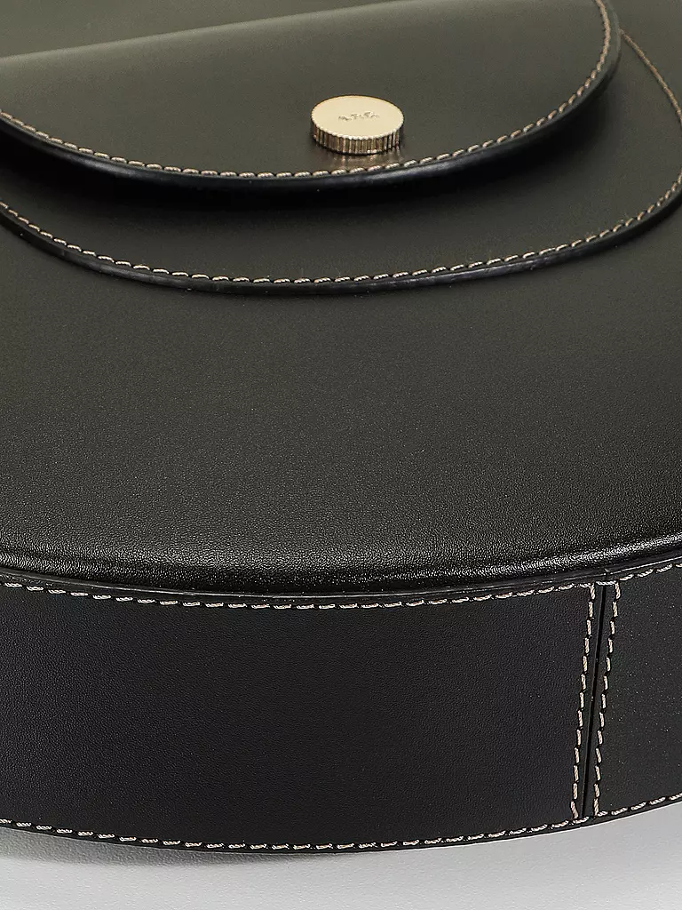 A.P.C. Ledertasche - Umhängetasche POCKET schwarz