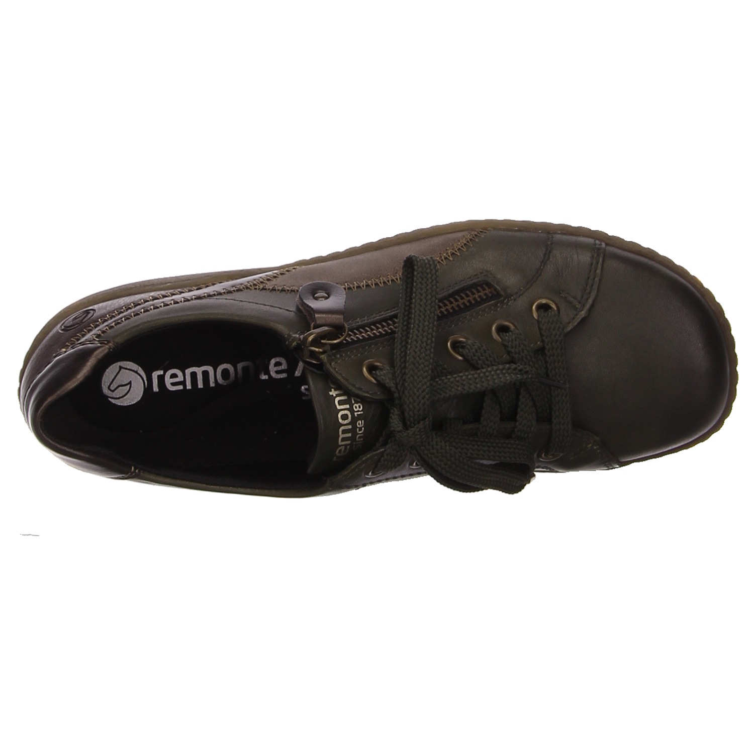 Remonte Schnürschuh dunkelgrün grün