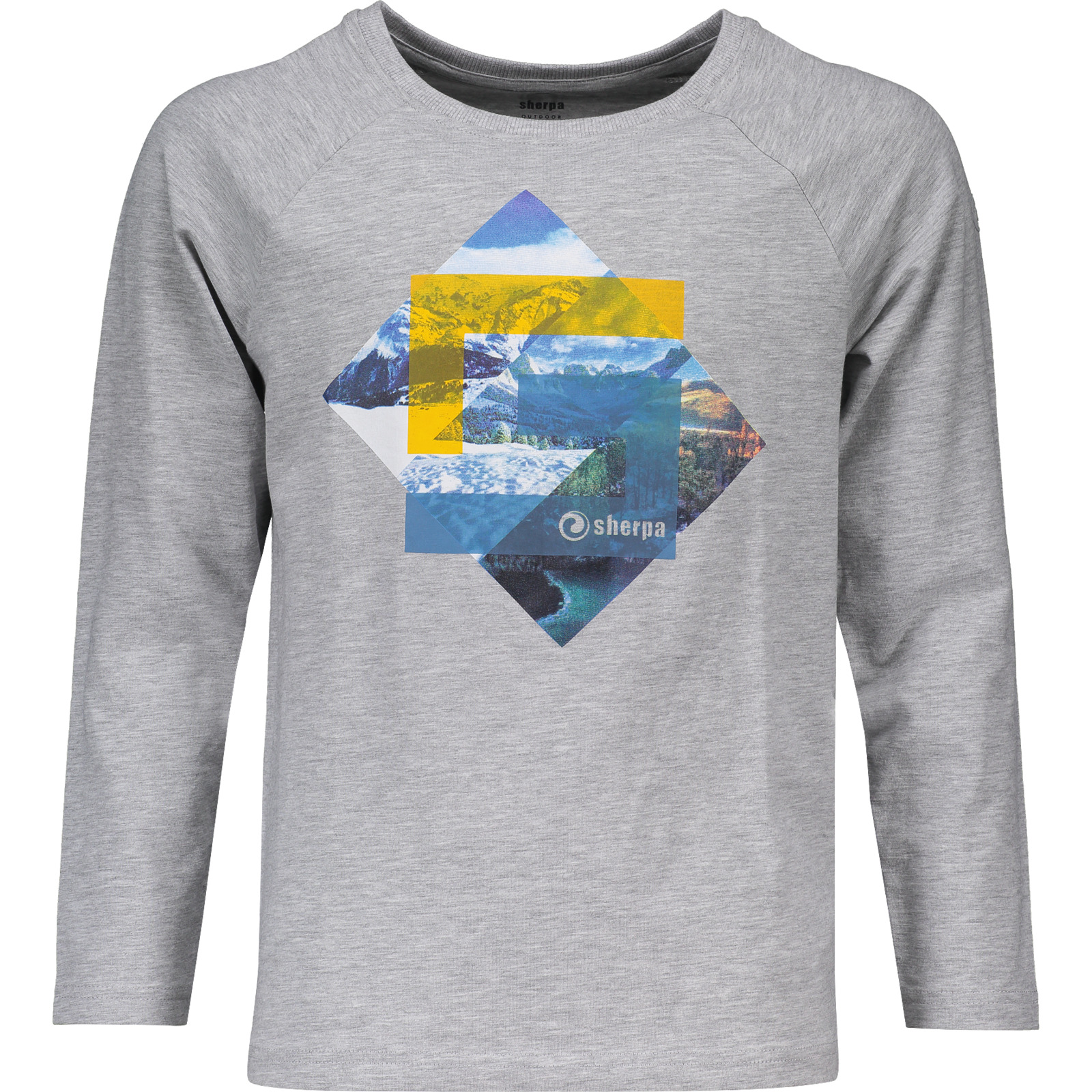 Sherpa Kinder-Langarmshirt Kiritpur orange