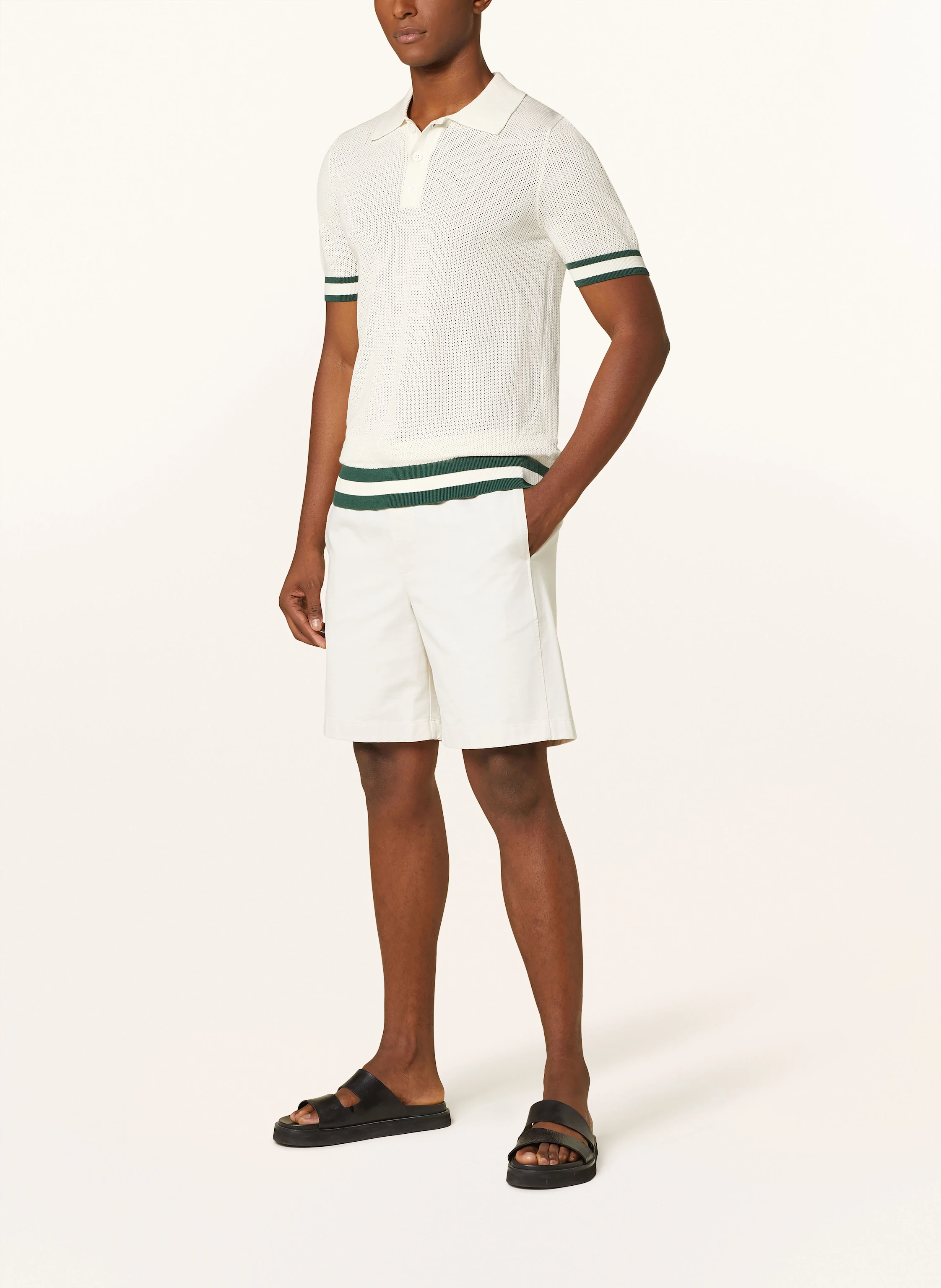 REISS Strick-Poloshirt QUINN
