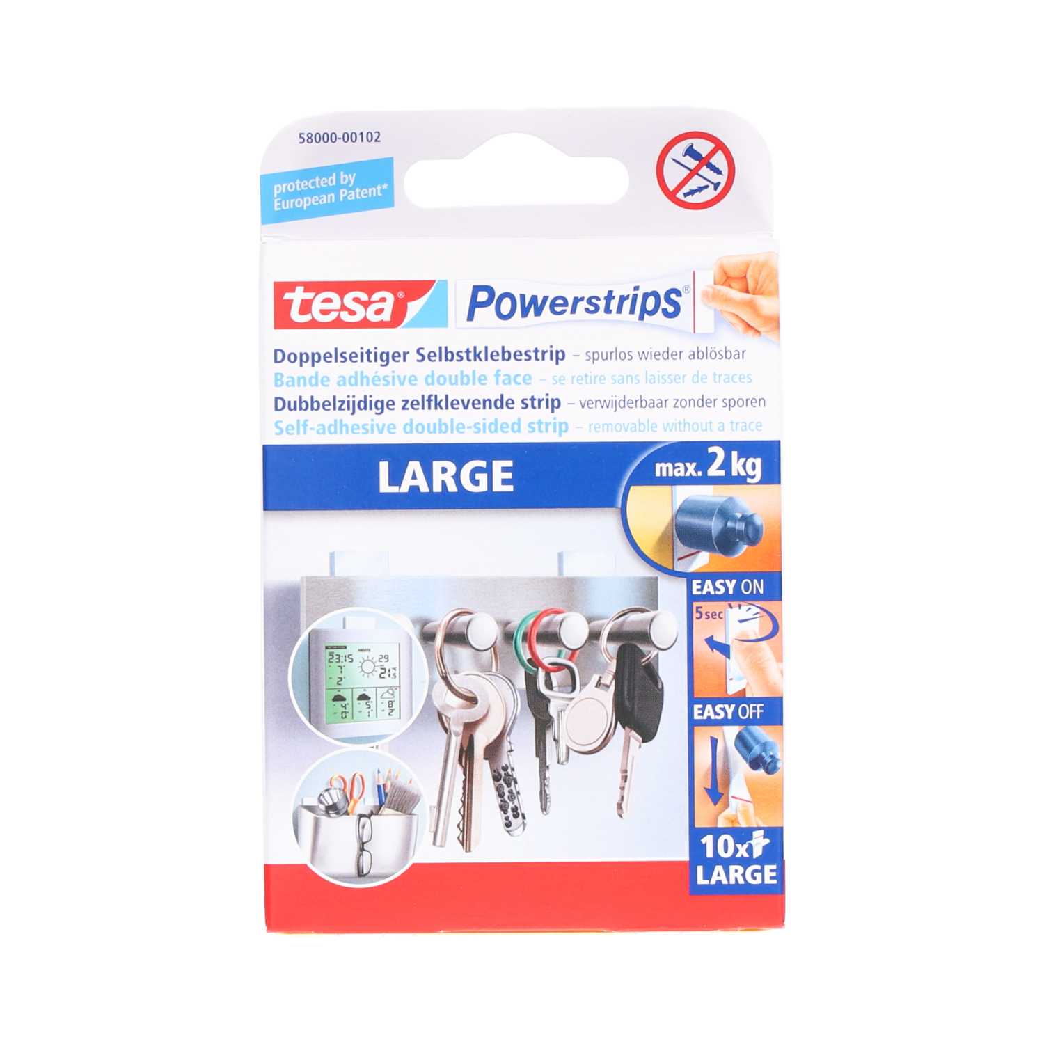 tesa Powerstrips Large 10er
