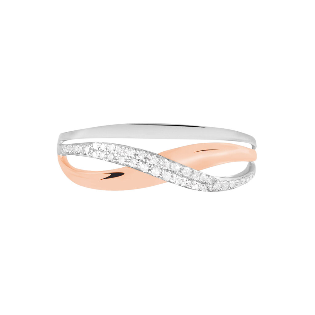 Bague Nene Or Bicolore Diamant