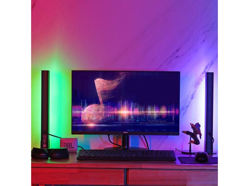 VIJIM Videoleuchte GL01 Smart Ambiance RGB Hintergrundbeleuchtung