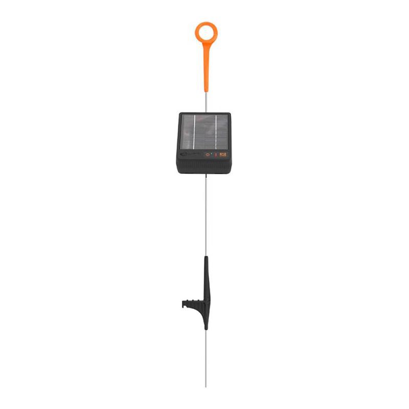 Gallagher Solar S12  Incl. Lithium Batterij met gratis Standaard - Solar schrikdraadapparaat - 16.5 cm - 14 cm
