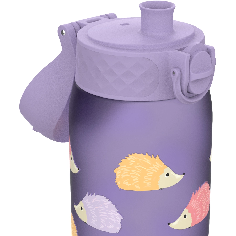 ion8 Kindertrinkflasche auslaufsicher 350 m Igel  Flieder