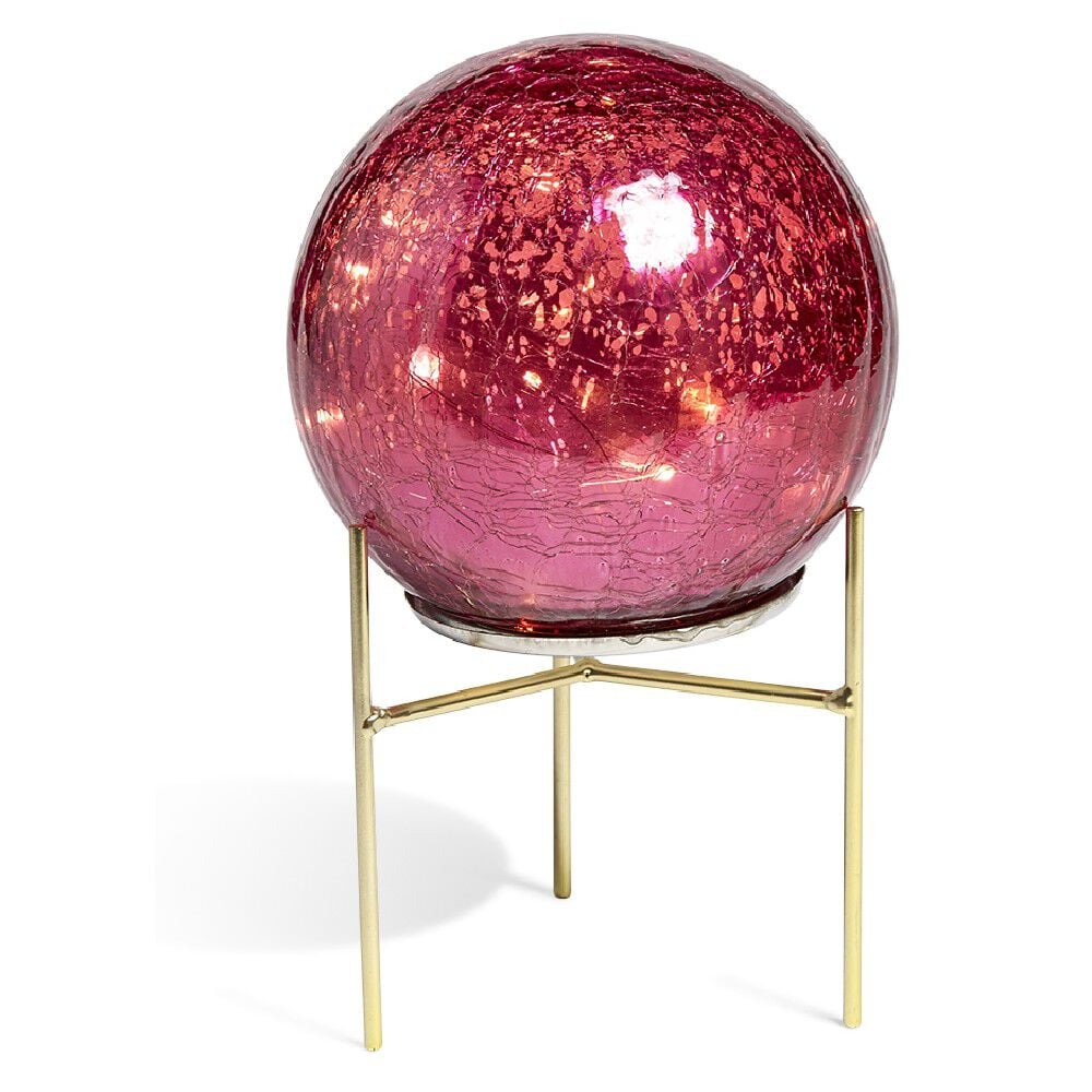 Boule Déco Led + socle doré