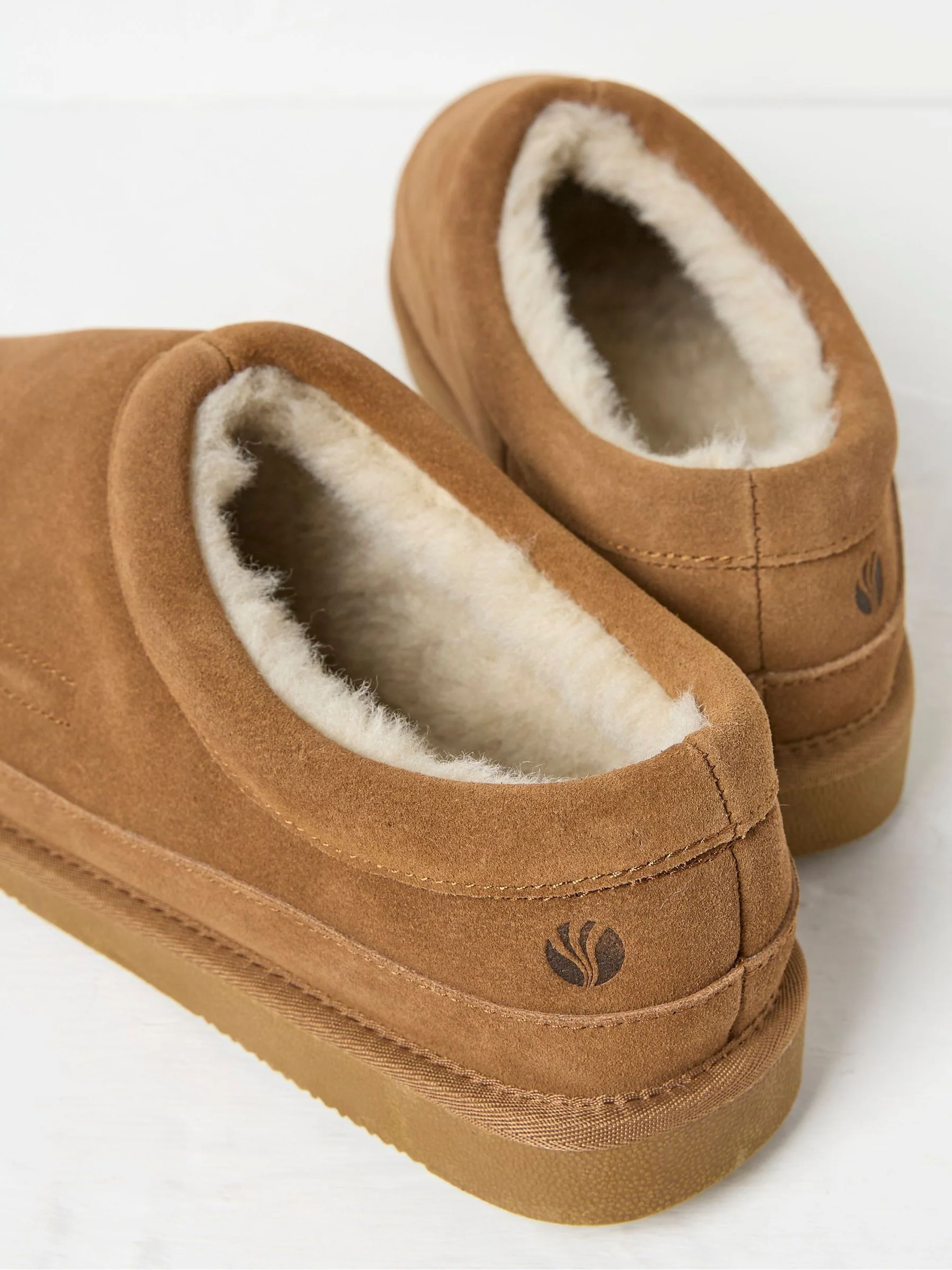 FatFace Suede Snug Mule Slippers