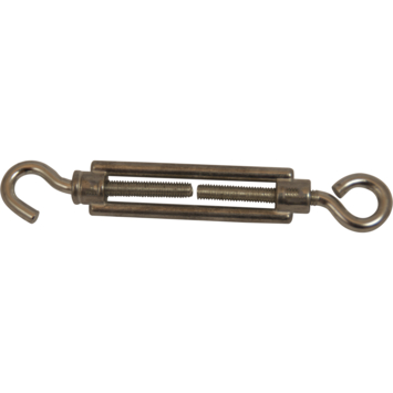 Ledent spanwartel haak/oog verzinkt 10x80 mm