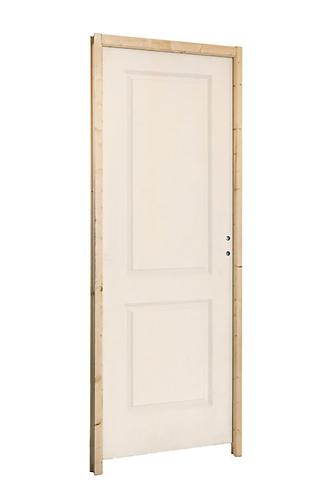 Bloc-porte Camargue prépeint H.204 x l.73 cm, poussant gauche