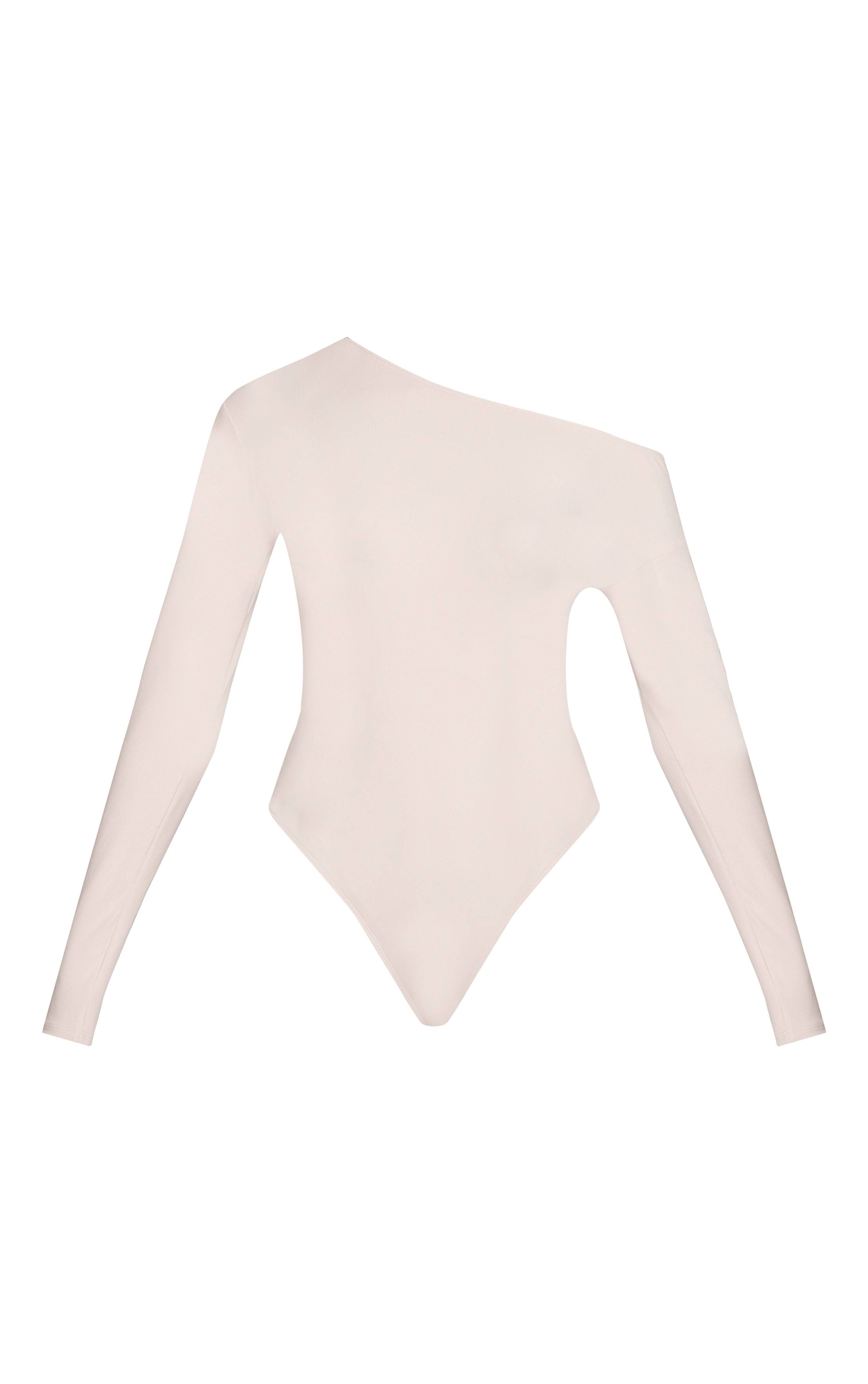Crème Body À Manches Longues Asymétrique Ultra Doux