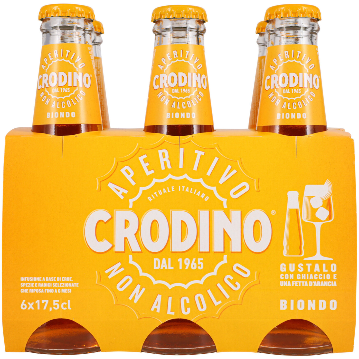 Crodino Biondo alkoholfrei 6x17.5cl -105cl