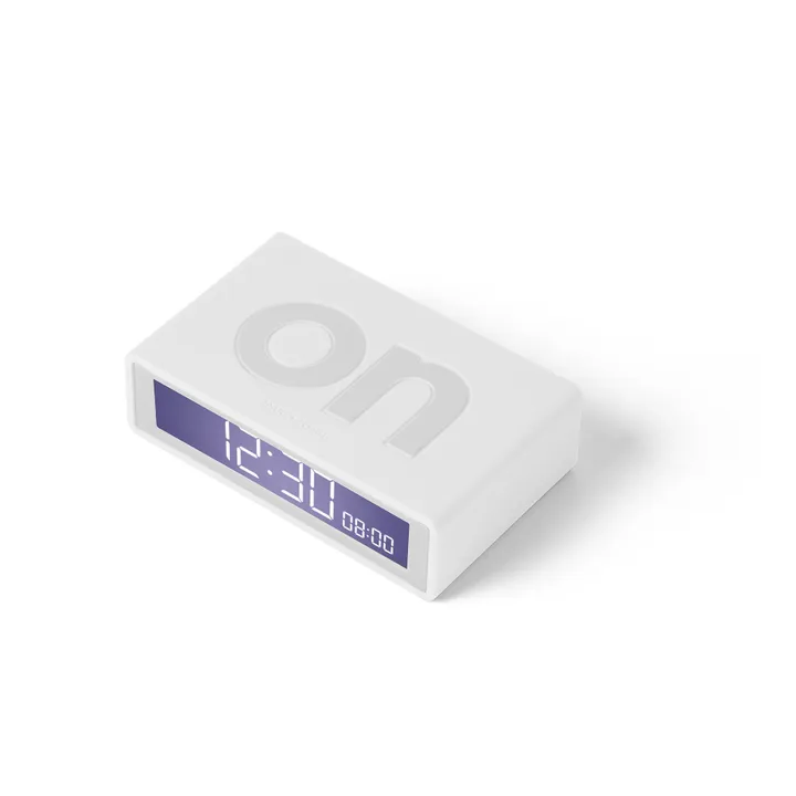 Lexon Réveil Flip+ Travel | Blanc