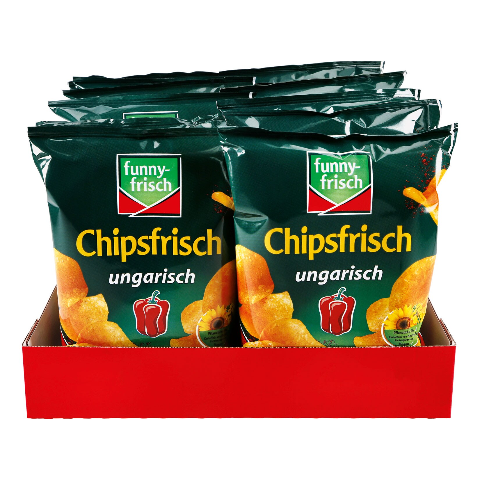 funny-frisch Chipsfrisch Ungarisch 40 g, 12er Pack