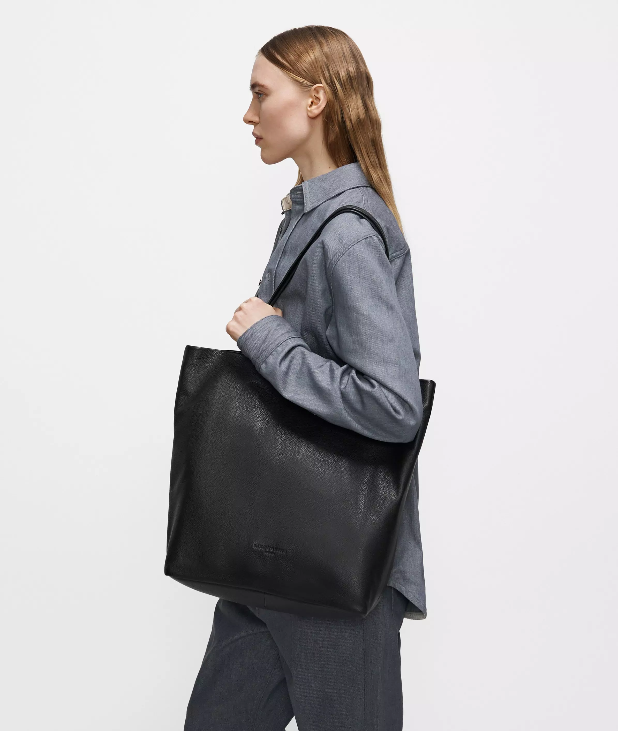 Hera II Tote L Large tote bag made of sheepskin leather