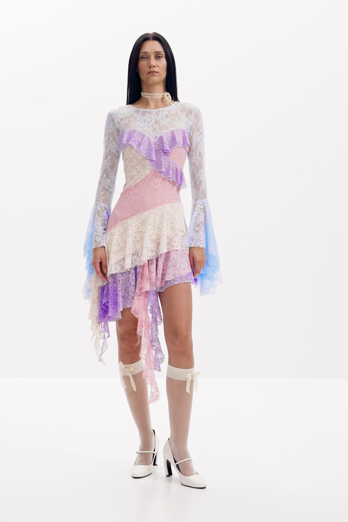Vestido romântico de María Escoté