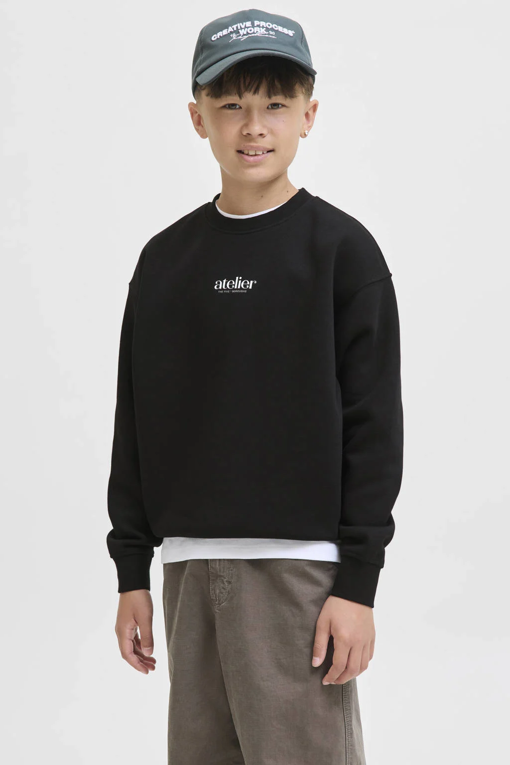 JACK & JONES JUNIOR sweater zwart