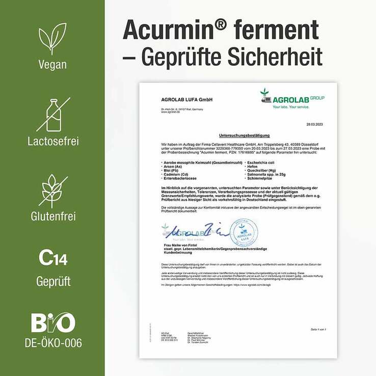 Acurmin Ferment Kurkuma Pulver, 120 g