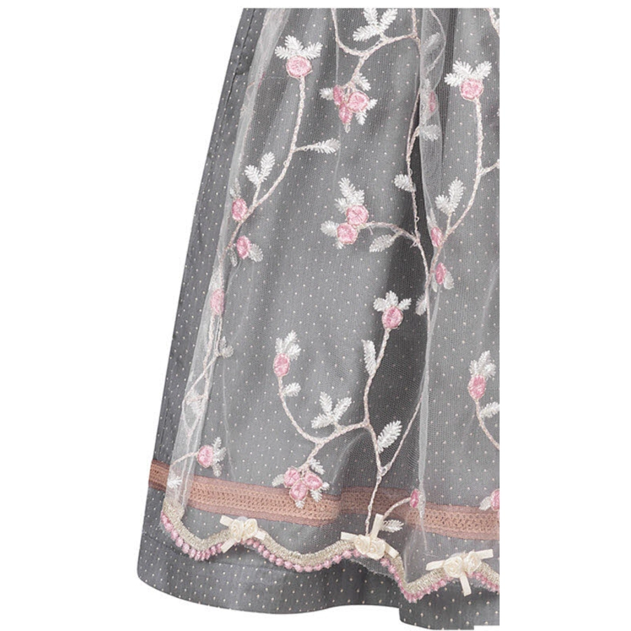 Nübler Kinderdirndl 3-teilig Jasmin Grau