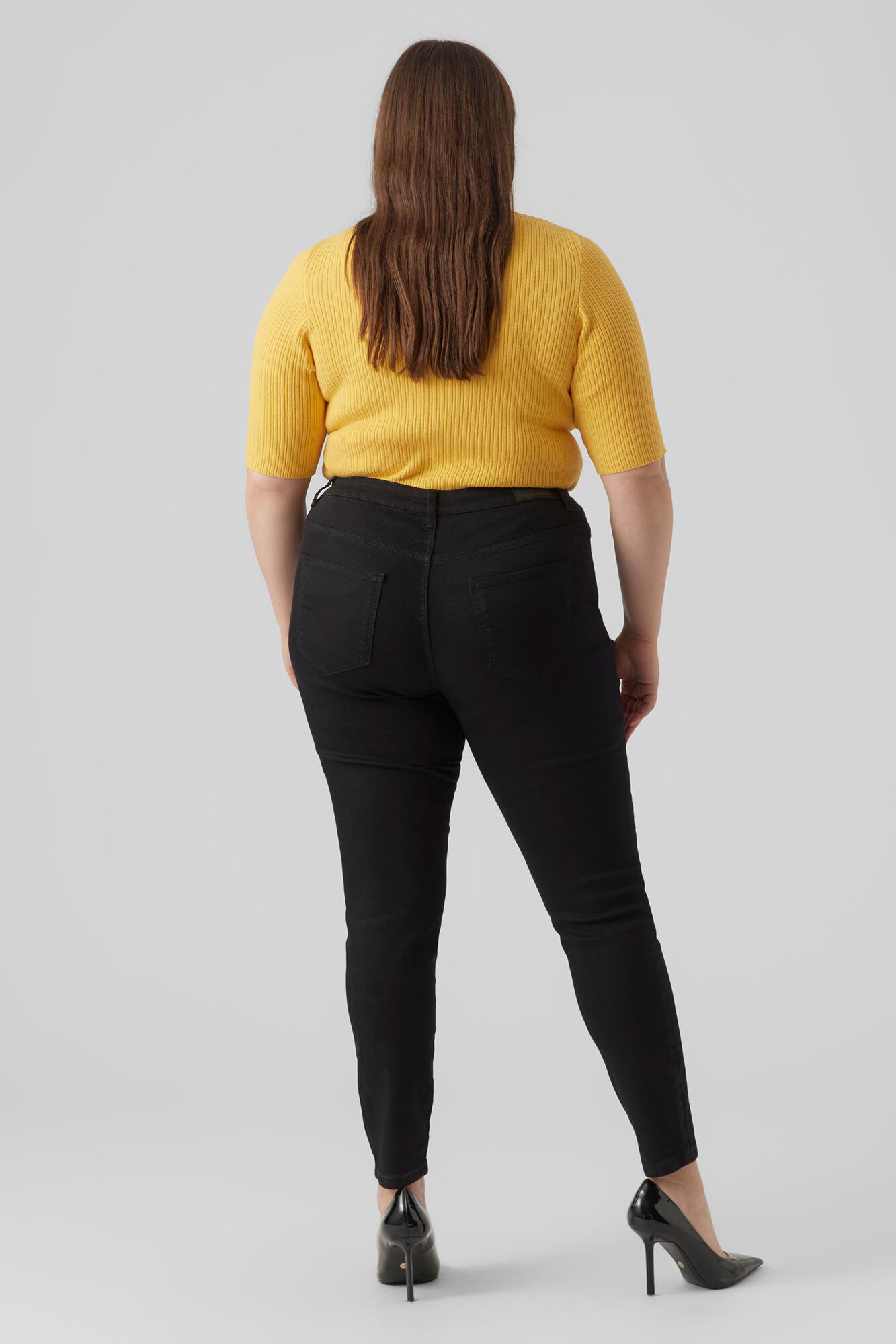 Calça Jegging Cowboy Plus Size - Preta