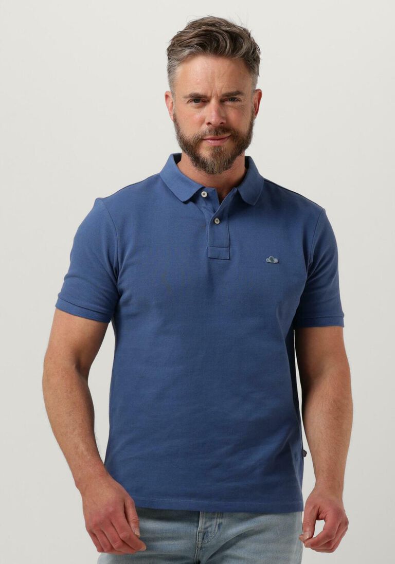 THE GOODPEOPLE blauwe the goodpeople polo paul