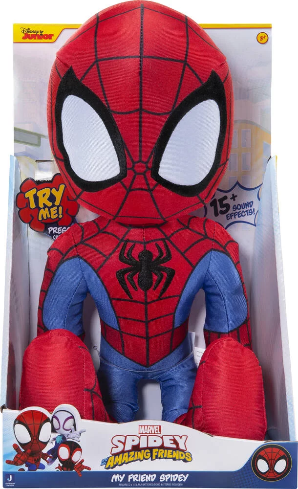MARVEL SPIDEY - FIGURINE PELUCHE A FONCTION