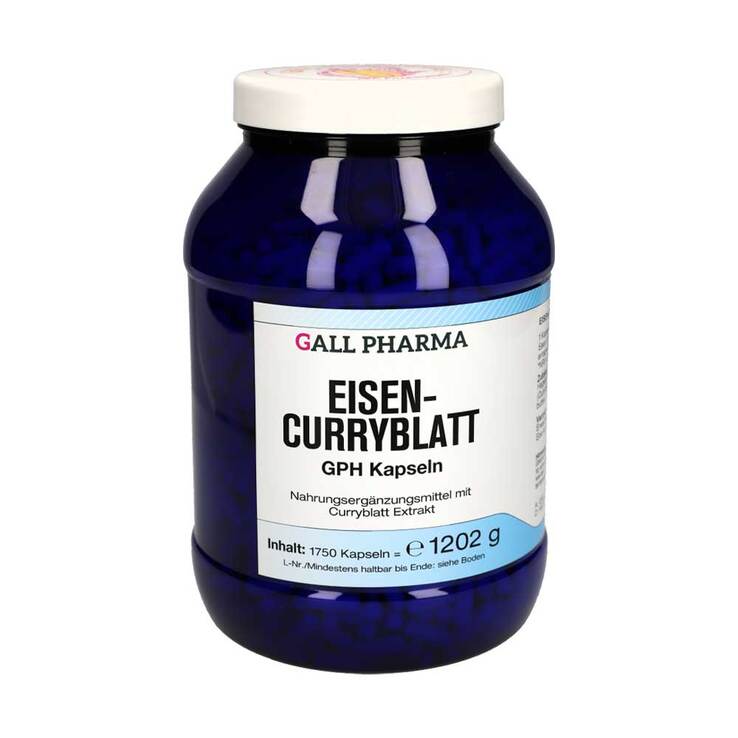 Eisen-Curryblatt GPH Kapseln, 1750 St