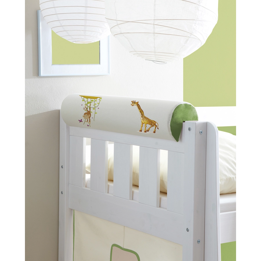 TICAA Kinder Nackenrolle für Hochbett mit Farbauswahl Safari