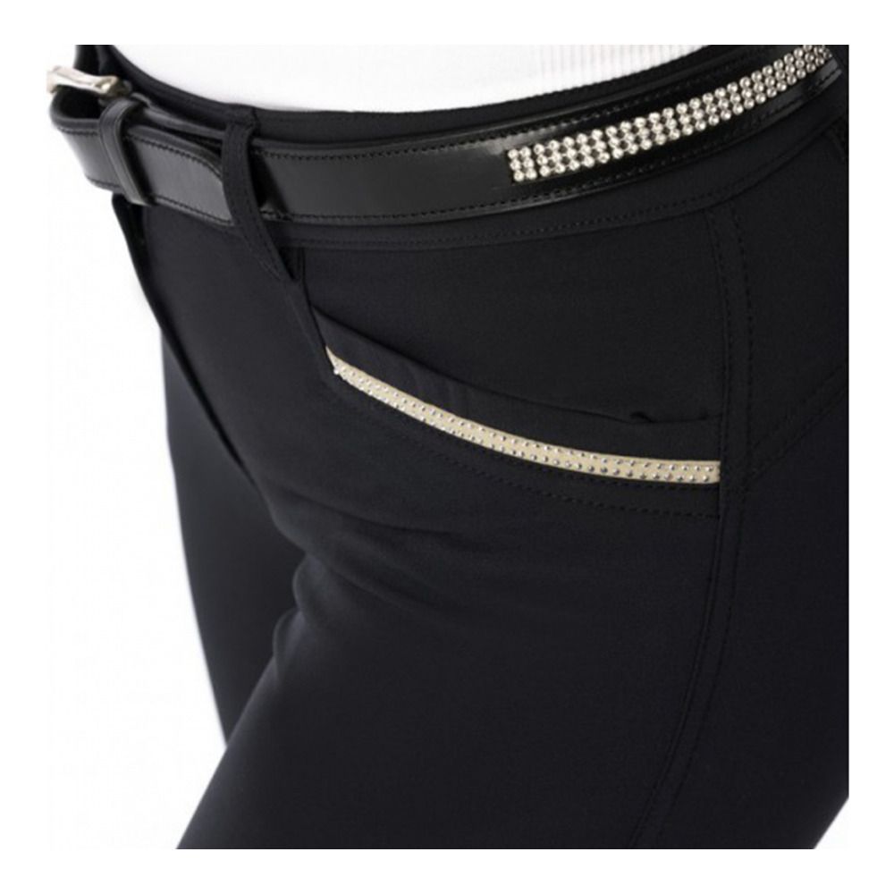 Equitheme GIZEL - Pantalon siliconé Femme noir