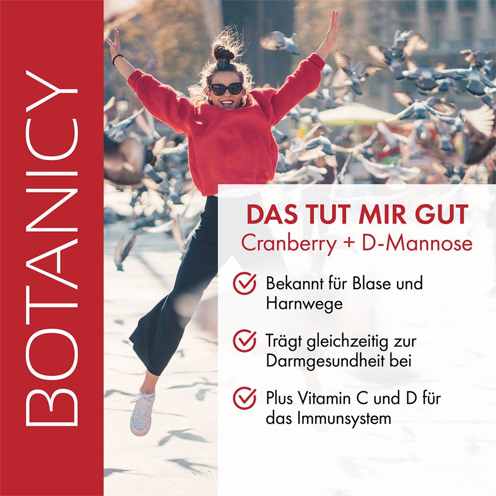 BOTANICY Cranberry + D-Mannose