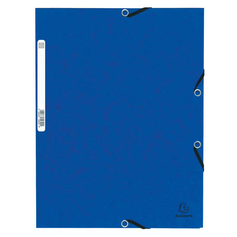 Exacompta Gummibandmappe, A4, blau