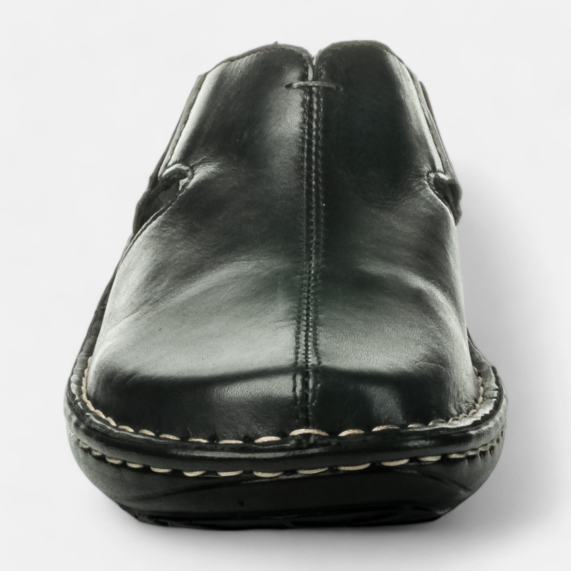 Sabots Femme en cuir noir