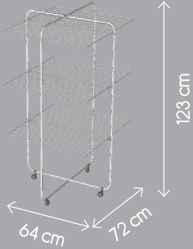 Tomado - Droogtoren Nantes - 3 Verdiepingen - 33 meter drooglengte - Wit