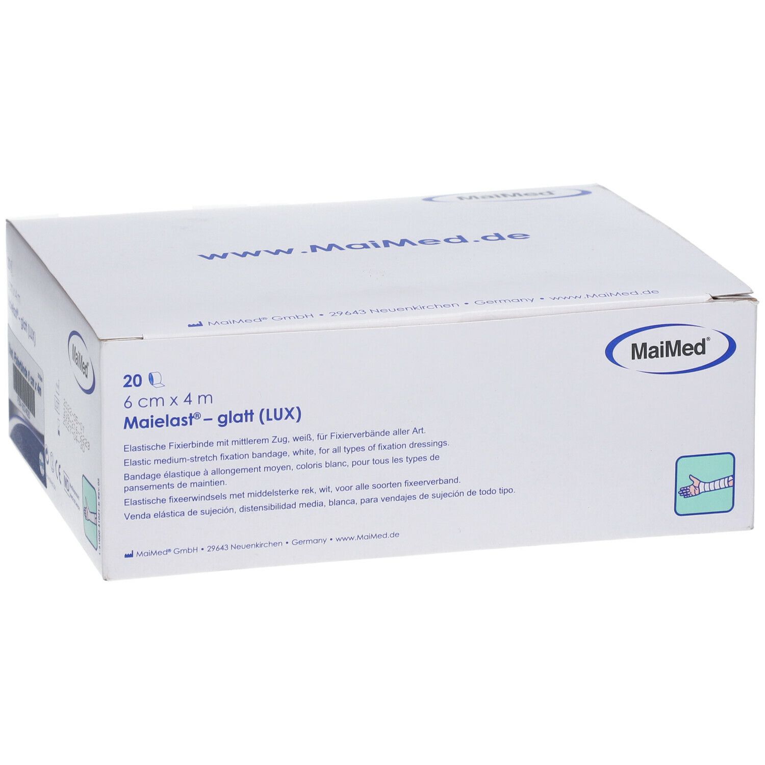 MaiMed® Maielast® - glatt 6 cm x 4 m