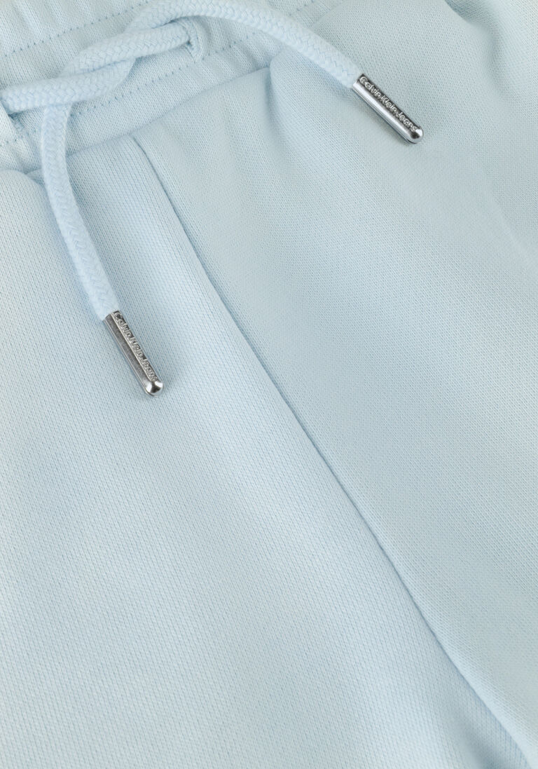 CALVIN KLEIN lichtblauwe calvin klein korte broek raised embro logo shorts