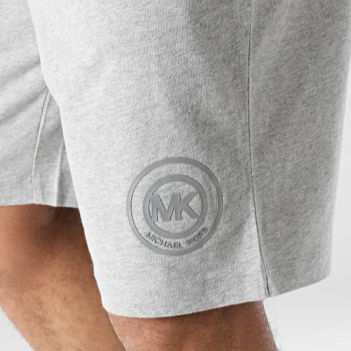 Short Jogging Peached Jersey Gris Chiné
