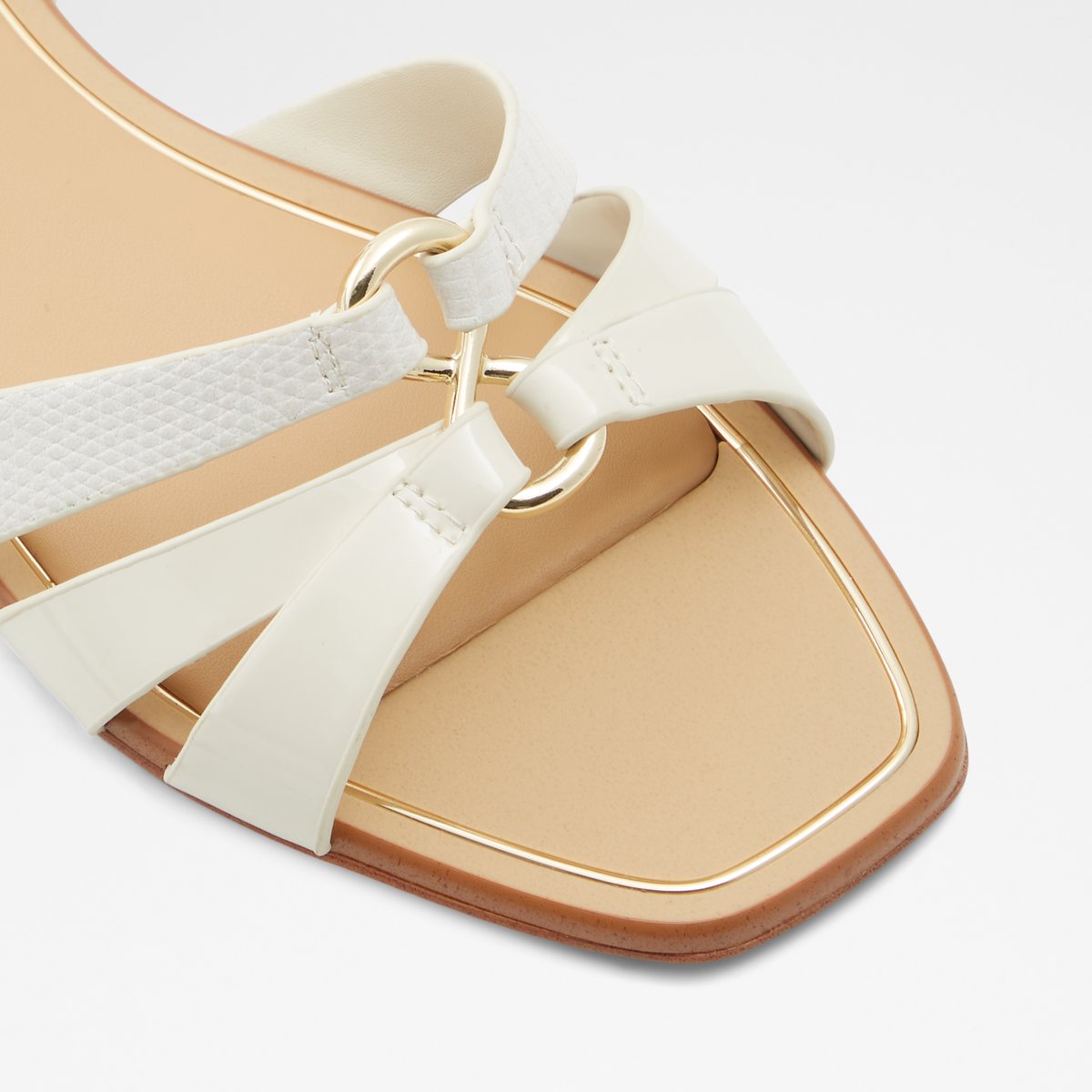 Marassi White Women Flat Sandals