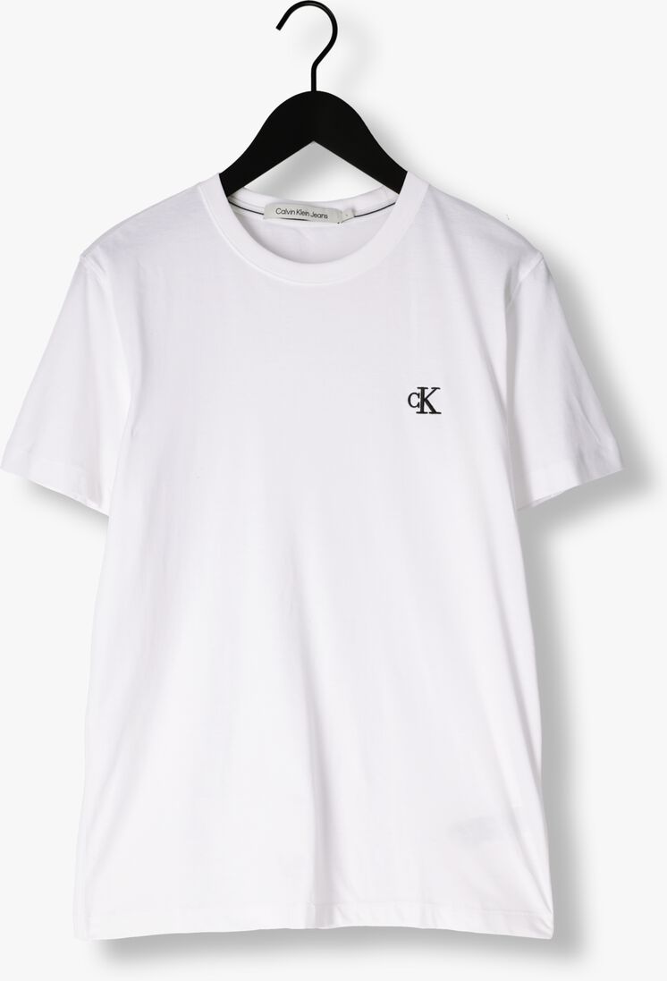 CALVIN KLEIN witte calvin klein t-shirt ck essential slim te