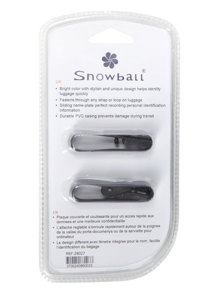 Set de 2 porte-adresses Snowball USA