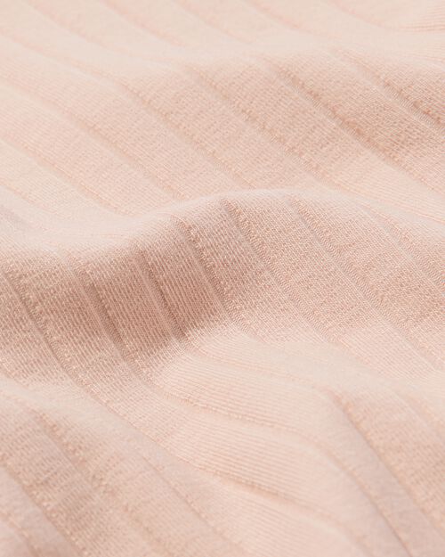 Top pour femmes Caro avec col roulé côtelé rose pâle