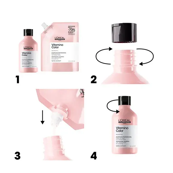 L'Oréal Professionnel Série Expert Vitamino Color Shampoo Recarga 500ml