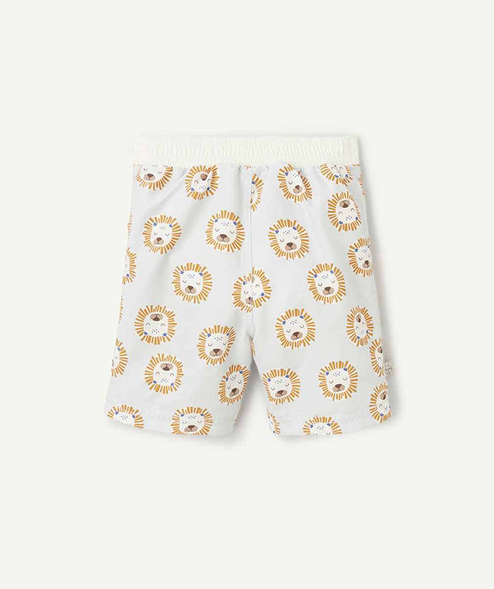 LASSIGSHORT DE BAIN ANTI-UV BÉBÉ GARÇON BLEU AVEC IMPRIMÉ LION
